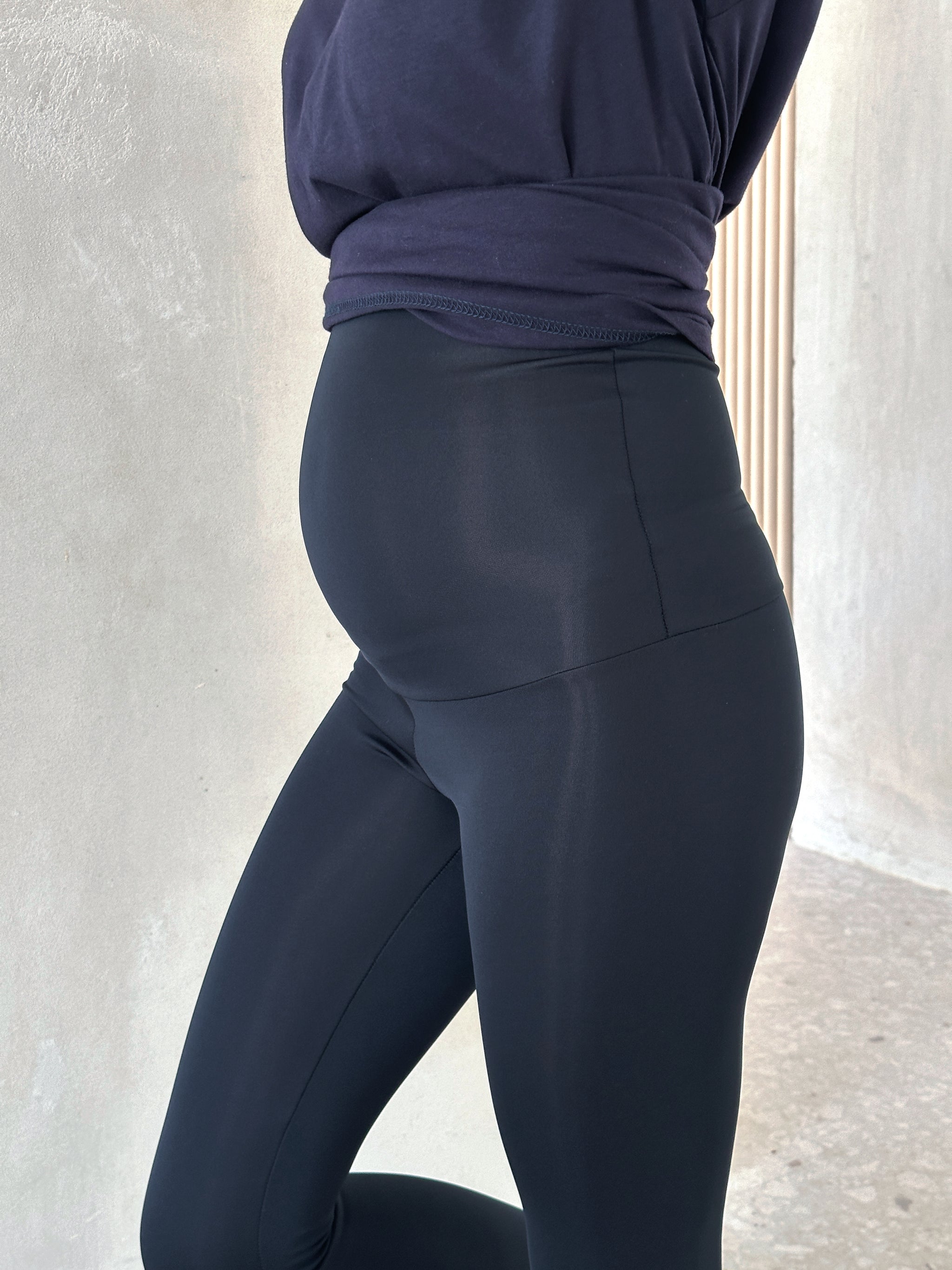 Maternity Black Yoga Pants | SHEER SIN Lingerie