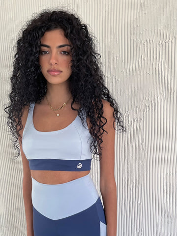 Sports Bra Sky blue/Navy