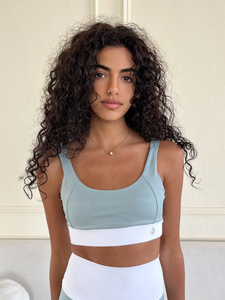 Sports Bra Pistachio/White