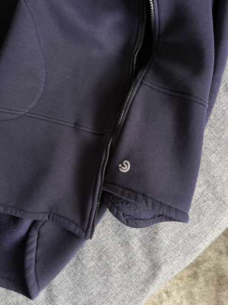 Dark Navy Fleece Coat