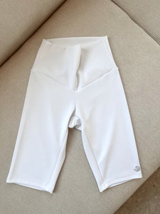 White Biker Shorts