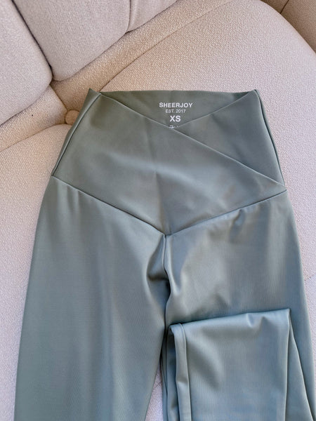 Olive Green Yoga (No Pocket) Pants