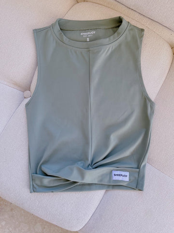 Olive Green Shaping Tank Top