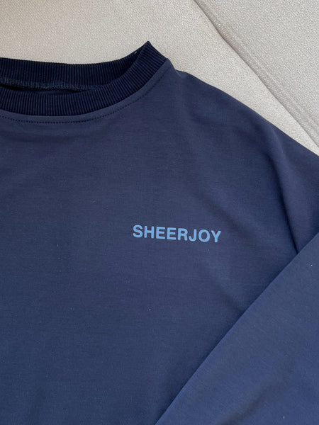 Navy Summer Crew Neck