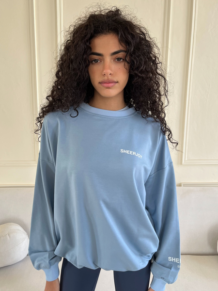 Baby Blue Summer Crew Neck