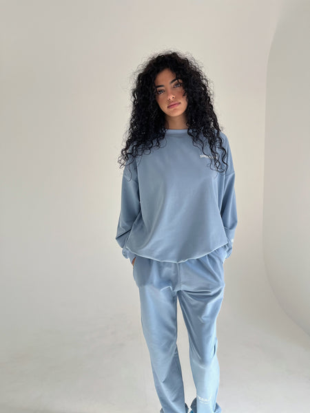 Baby Blue Crew + Jogger SET