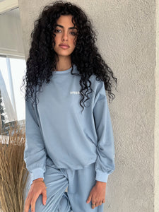 Baby Blue Summer Crew Neck